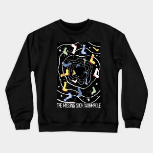 The Missing Sock Wormhole Crewneck Sweatshirt